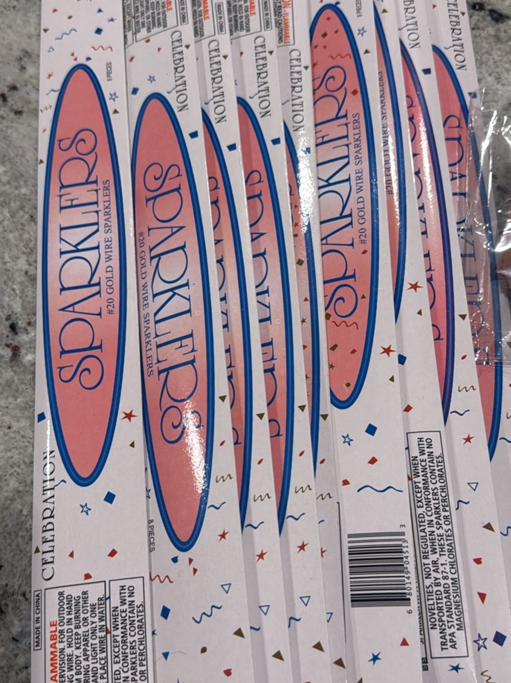 Pink Sparklers - Pack of Wire Sparklers